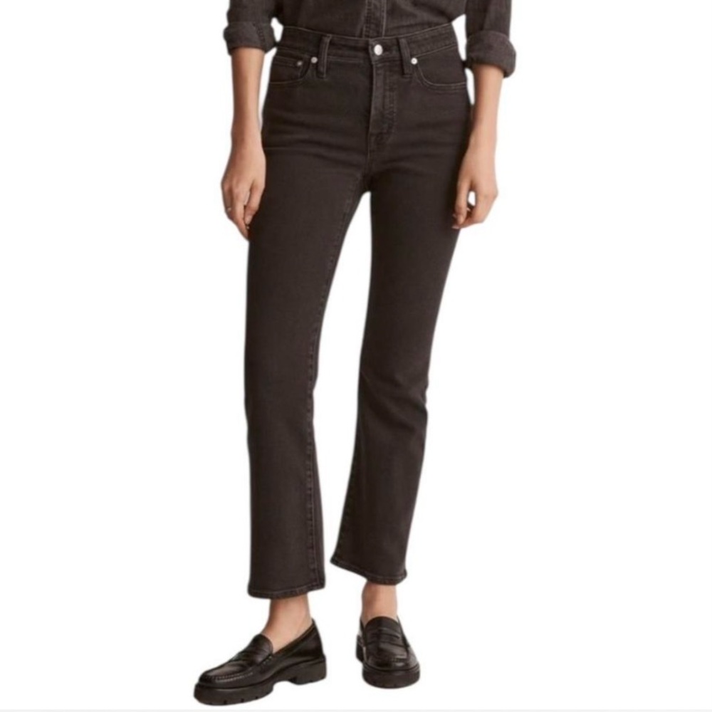Madewell Black Cali Demi Boot Jeans